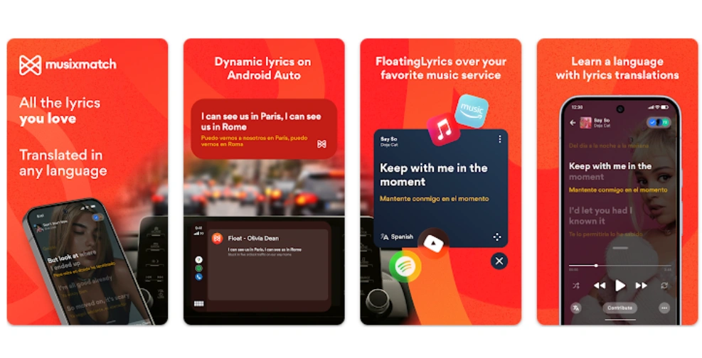Musixmatch lyrics finder